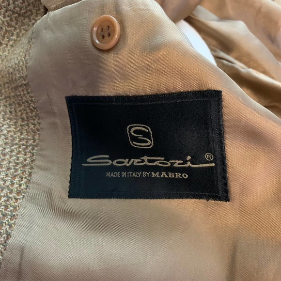 MABRA x SARTORI ATELIER Blazer Sports Coat Vintage Silk Tweed Blazer Jacket 40R - Picture 15 of 16